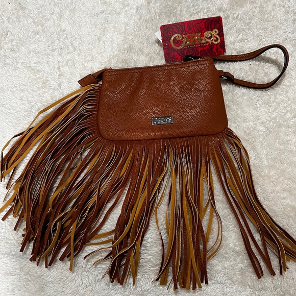 Carlos Santana Fringe wristlet - Picture 1 of 3